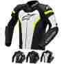 Astars15-gp-pro-leather-jacket Alpinestars 2015 Mens Gp Pro Leather Street Riding Protection Motorcycle Jackets