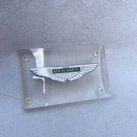 700528 Aston Martin Wings Badge Block Paperweight