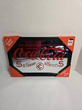 189959 Athome Printed - Refreshing Coca Cola- In Bottles Mirror- Ultimate Mancave/garage Decor 189959 Athome Printed - Refreshing Coca Cola- In Bottles Mirror- Ultimate Mancave/garage Decor