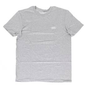 Acm-300-8gr-ys-m Audi Objects In The Mirror T-shirt Gray Small