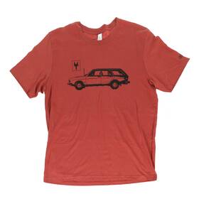 Acm-390-4rs-t2-x Audi Red Fox Wagon T-shirt 2xl