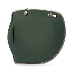 7018139 Bell Helmets 3-snap Bubble Dlx Shield For Custom 500 Helmet - Wayfarer Green