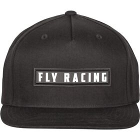 351-0070 Black Fly Racing Boss Snapback Hat