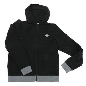 Bmw 80-14-5-a21-633 Mini Zip Hoodie Men Striped Binding Large Black