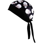 Bndna003-106 Schampa Stretch Headwraps Alien White Skull