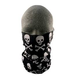 T113 Bobster Balboa Motley Tube 100% Polyester Crossbones Design