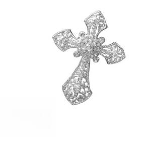 Cou Tunp Cou26np Coutunp Bling Cross Car Air Vent Clip Crystal Rhinestone Silver