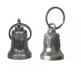 Bl21-gm Dream Apparel Usa Flag/music Note Pack Of Two Bell With Hanger Biker Motorcycle Accessories