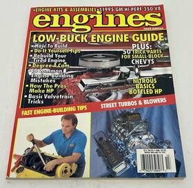 Engines 079025348473 Magazine 1995 Inch Low-buck Engine Guide Gm Hi-perf 350 V8