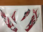 Evs Web Brace Graphic Decal Sticker Patriot
