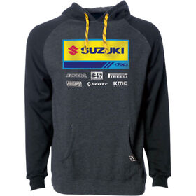 24-88426 Factory Effex Compatible With Suzuki Racewear Hoodie X-large Charcoal Black