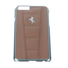 Fr4932 Ferrari Genuine Scuderia Leather Back Iphone 6 Case With Prancing Horse New