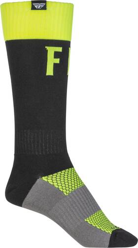 350-0530l Fly Racing Mx Pro Socks Lg/x Hi-vis/black