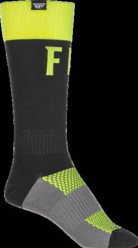 350-0530s Fly Racing Mx Pro Socks Sm/m Hi-vis/black