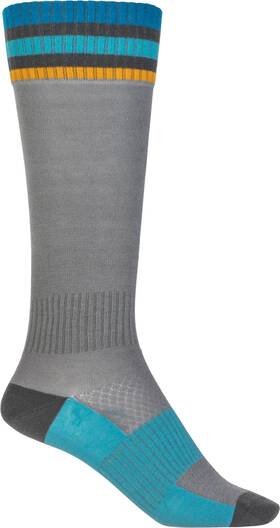 350-0541y Fly Racing Youth Mx Thin Socks Grey