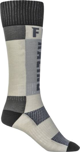 350-0552s Fly Racing Mx Thick Socks Sm/m Grey/black
