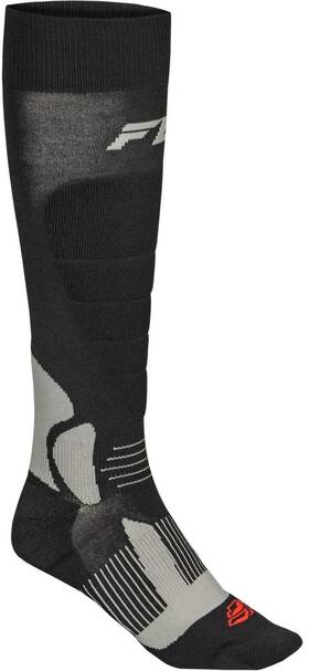 Fly Racing 350-0570s Snow Heavyweight Wool Socks Sm-md Black #350-0570s