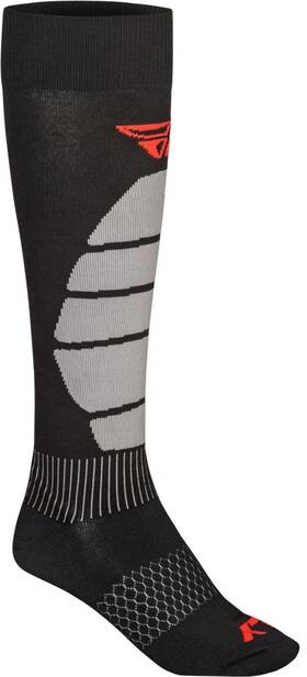 Fly Racing 350-0576l Snow Performance Coolmax Socks Lg-xl Black #350-0576l