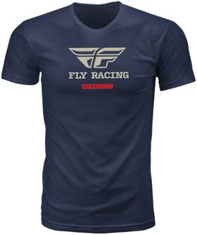 352-0131s Fly Racing Evolution Navy Tee Size Small