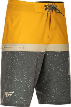 353-309 Fly Racing Mens Board Shorts Zippered Pocket Swim Trunks