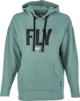 358-0011m Fly Racing Womens Weekender Hoodie Md Sage/black