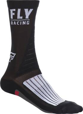 Spx009600-0505s Fly Racing Factory Rider Sock Sm/md Black/white/red