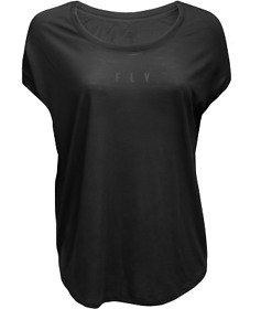 356-0044s Fly Racing Womens Breezy Tee 2021 Sm White