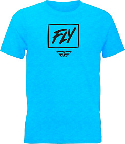 356-0071ym Fly Racing Youth Zoom Tee 2022 Md Blue