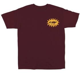 Sp22118907-mar-md Fmf Racing Sunny Tee Maroon Medium Brown