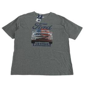 Fd200923xl Ford F-150 Patriotic Truck T-shirt Gray Xl