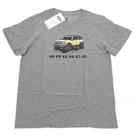 Fd203287lrg Ford Bronco Youth Yellow Truck T-shirt Large