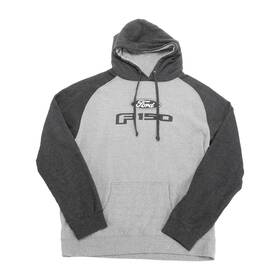 Fd2037152xl Ford F-150 Mens Pullover Fleece Sweater Charcoal 2xl