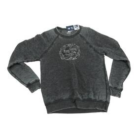 Fd203867 Ford Womens Moto Co Burnout Fleece Gray Medium