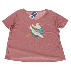 Fd205593l Ford Wip Womens Slouchy V-neck T-shirt Pink Large Fd205593l Ford Wip Womens Slouchy V-neck T-shirt Pink Large