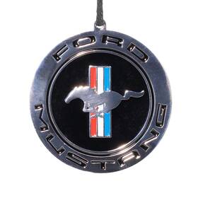 Fme-fd206447 Ford Mustang Tri-bar Logo Metal Ornament Must Have 4 Lovers Free Ship