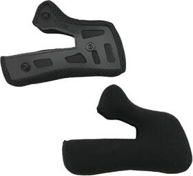 31236-001 Fox Racing 22 V1 Cheek Pads - Thin X-large Black