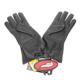 G13m Fulmer Black Deerskin Gauntlet Gloves Medium