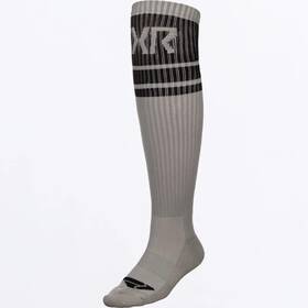 261635-0510-00 Fxr Racing Moto Socks Osfm Gray/black #261635-0510-00