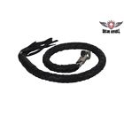 Gbw1-11-t2 Dream Apparel Fat Genuine Leather Black Get Back Whip Harley