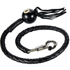 Gbw1-bb-ld Dream Apparel Motorcycle Get Back Whip Leather Inch Long Black
