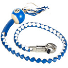 Gbw16-bb-ld Dream Apparel Motorcycle Get Back Whip Leather Inch Long White