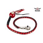 Gbw6-bb Dream Apparel Black And Red Fringed Get Back Whip With