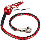 Gbw6-bb-ld Dream Apparel Motorcycle Get Back Whip Leather Inch Long Red