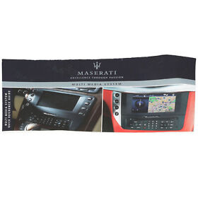 82607400 Genuine Maserati 08-17 Qtp Gc Gt A C And Multi Media Ref. Guide English