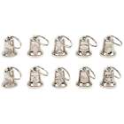 Gfbell10 Diamond Plate Silver Tone Motorcycle Bells Bike Ride 024409975141