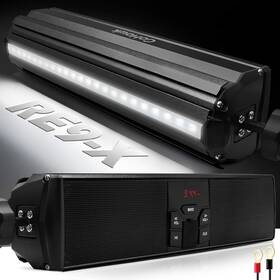 Gh081-f Gohawk Re9-x Gen.3 Waterproof Bluetooth Motorcycle Stereo Black