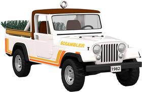 Hal-qxr9099 Hallmark 2019 Ornament - 1982 Jeep Cj-8 Scrambler Rare Ships Free To The Usa