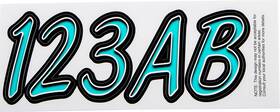 Mtbkg400 Hardline Sticker Kit 400 Mint/black