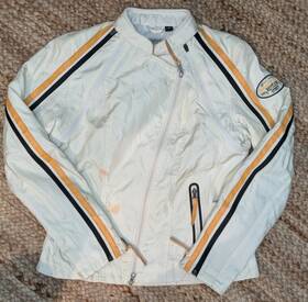 97070-15vw-000s Harley Womens Davidson Cream Jacket Size Medium Without Liner