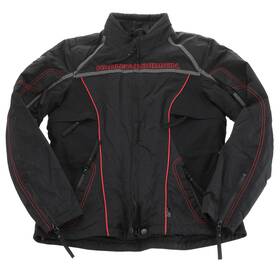97347-13vw-002l Harley Davidson Black Velocity Nylon Jacket Extra Large